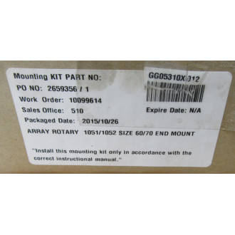Fisher  Emerson GG05310X012 Mounting Kit