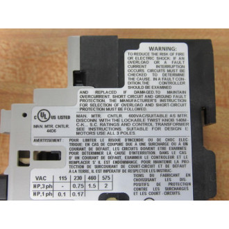 Allen Bradley 140M-C2E-B25 Circuit Breaker 140MC2EB25 Ser C - New No Box