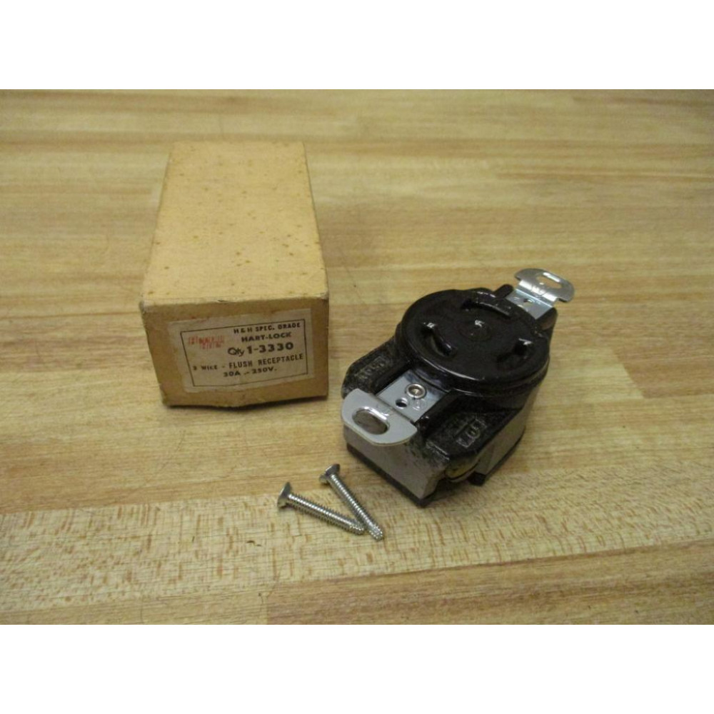 Arrow Hart 3330 Hart-Lock Flush Receptacle