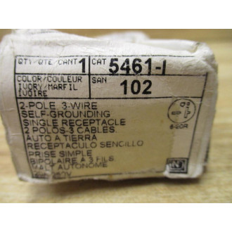 Leviton 5461-I Receptacle 5461I