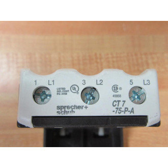 Sprecher + Schuh CT7-75-P-A OL Din Rail Panel Adapter CT775PA - New No Box