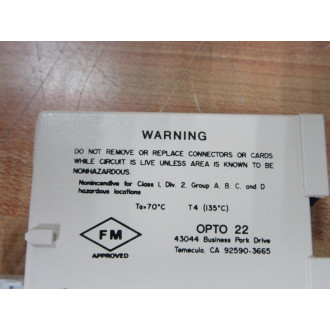 Opto 22 SNAP-IDC5-SW 4 Channel Switch Input SNAPIDC5SW - New No Box