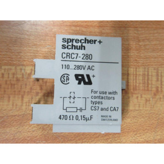 Sprecher + Schuh CRC7-280M Coil Suppressor Module CRC7280