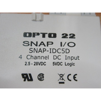 Opto 22 SNAP-IDC5D 4 Channel DC Input SNAPIDC5D - New No Box
