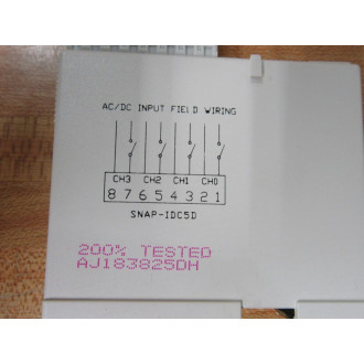 Opto 22 SNAP-IDC5D 4 Channel DC Input SNAPIDC5D - New No Box