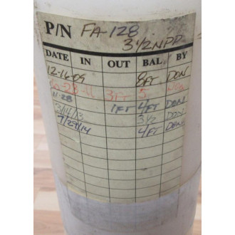 Interstate Plastics FA-128 Acetal Rod FA128 - New No Box