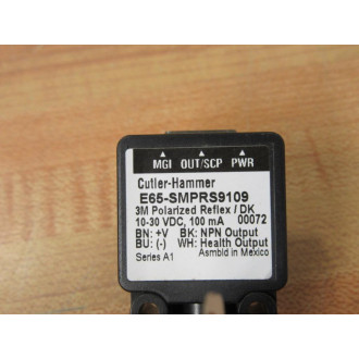 Cutler Hammer E65-SMPRS9109 Polarized ReflexDK Sensor E65SMPRS9109 - New No Box