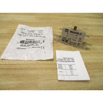 Square D 9999-D11 Auxiliary Contact 08088