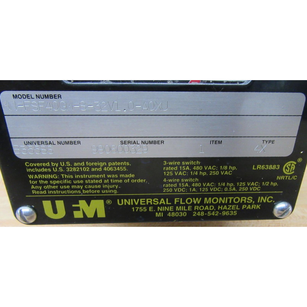 Flow Window Monitor Universal Flow Monitors B35586 Flow Meter - New No Box