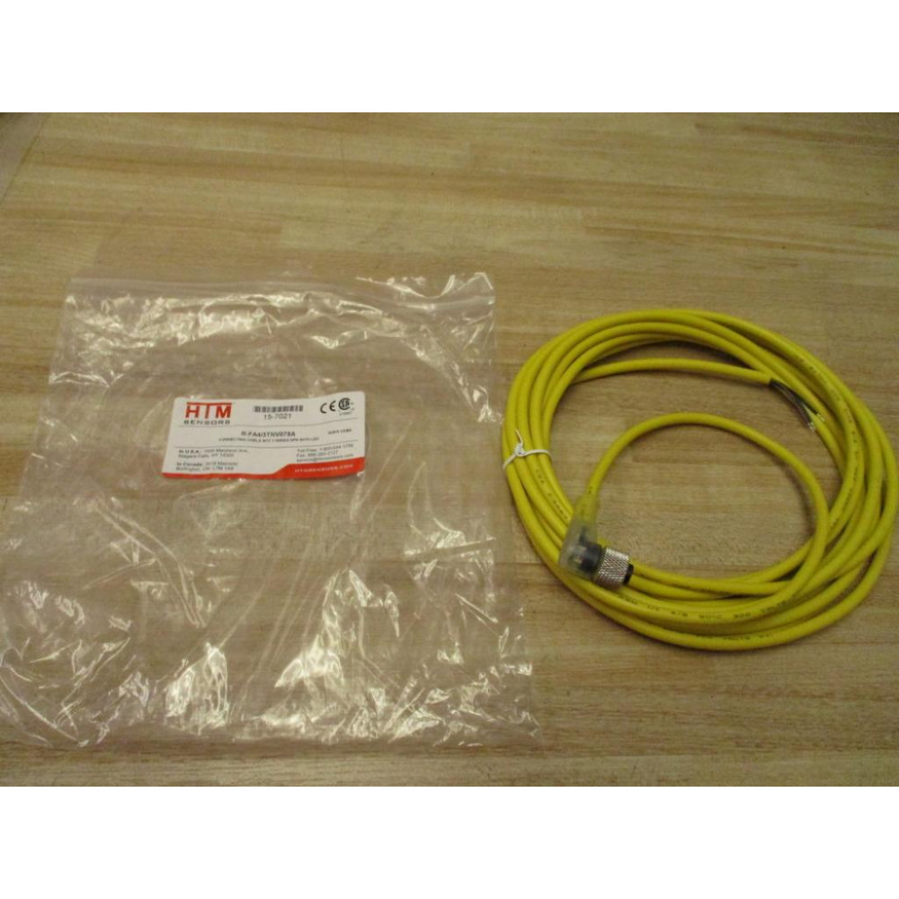 HTM Sensors R-FA43TNV075A Sensor Cable RFA43TNV075A HTM Sensors R-FA43TNV075A Sensor Cable RFA43TNV075A