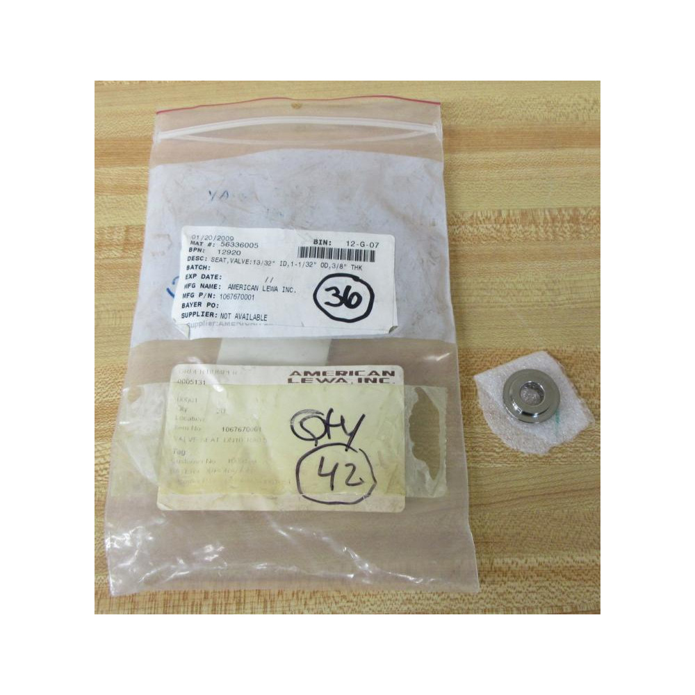 American Lewa 1067670001 Valve Seat - New No Box