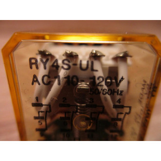 IDEC RY4S-UL AC110-120V Relay RY4SULAC110120V (Pack of 6)