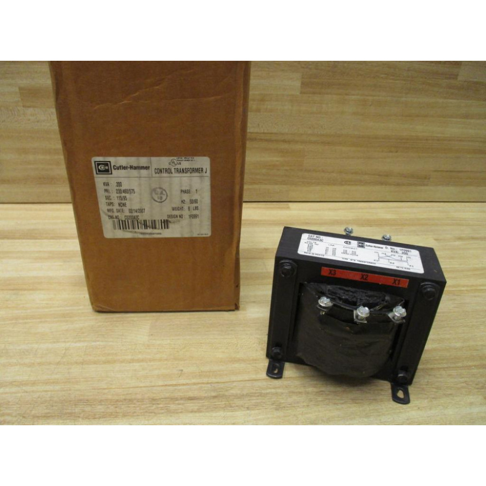 Cutler Hammer C0200A3C Control Transformer
