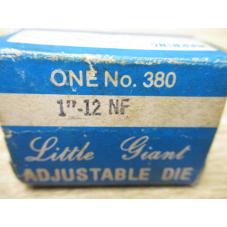 TRWGreenfield 1 NF 12 Little Giant Adjustable Die 1"-12 NF