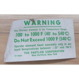 Partlow HKB Y110 5 Temperature Controller HKBY1105 - Used