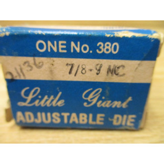TRWGreenfield 78 NC 9 Little Giant Adjustable Die 78-9 NC