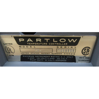Partlow HKL P220 10FT Temperature Control HKLP22010FT - Used