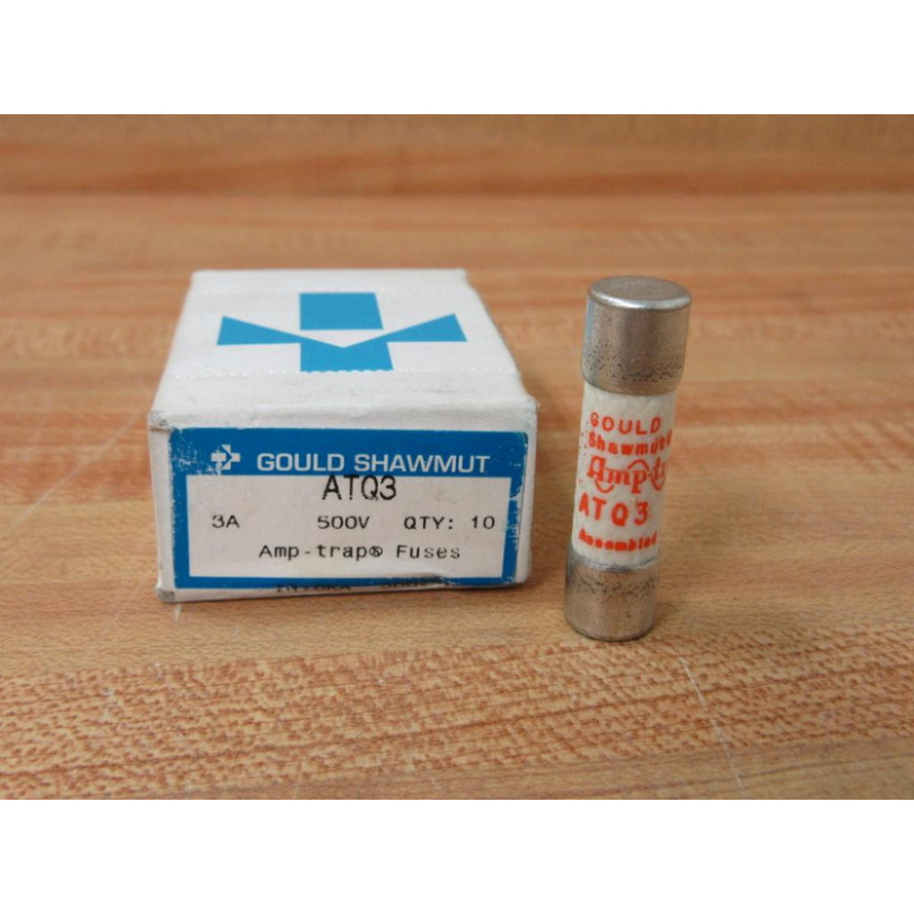 Gould Shawmut Ferraz Amp-Trap ATQ3 Fuse (Pack of 10)