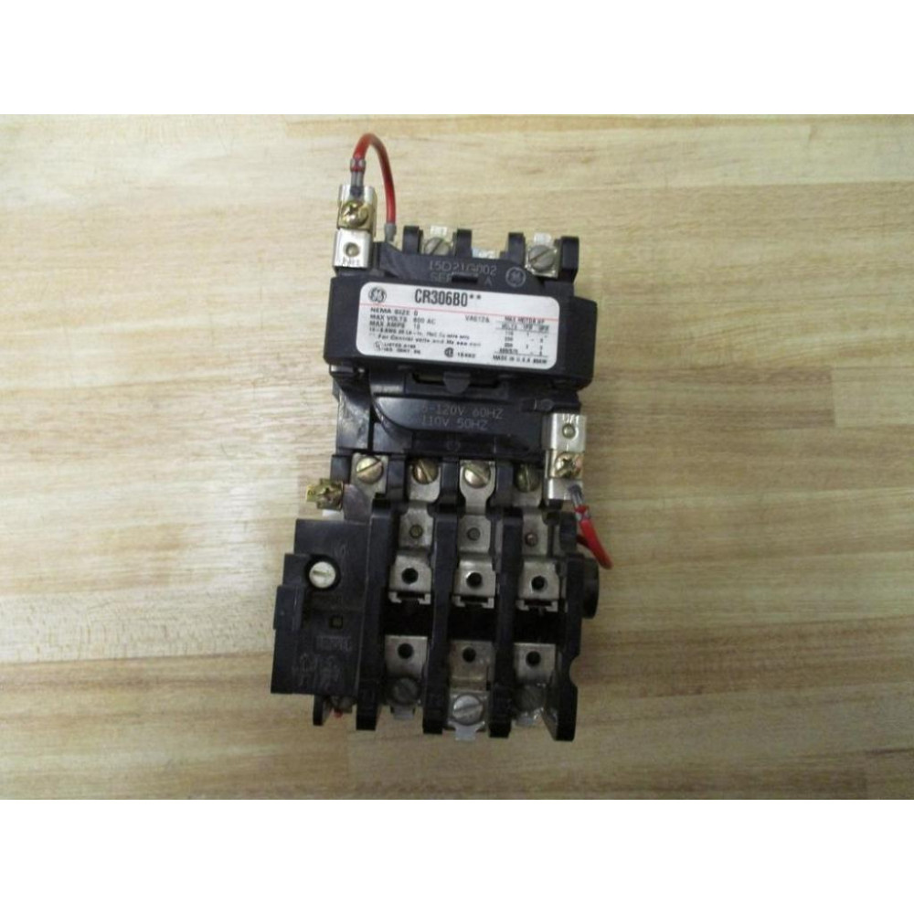 General Electric CR306B002 Magnetic Motor Starter CR306B0 - New No Box General Electric CR306B002 Magnetic Motor Starter CR306B0 - New No Box