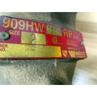 Watts 909HWM10RP Pressure Safety Relief Valve 909HW - Used