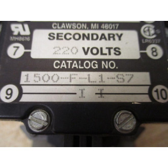 BW Controls 1500-R-L1-S7 Liquid Level Control Relay 1500RL1S7 - New No Box