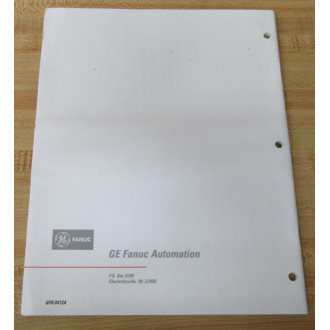 GE Fanuc Automation GFK-0412A User's Manual GFK0412A - New No Box