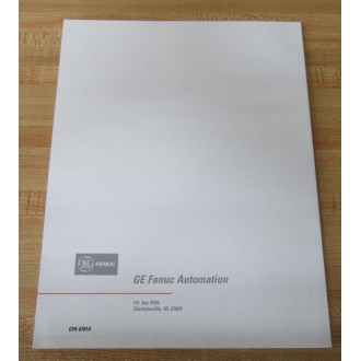 GE Fanuc Automation GFK-0781A User's Manual GFK0781A - New No Box