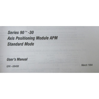GE Fanuc Automation GFK-0840B User's Manual GFK0840B - New No Box
