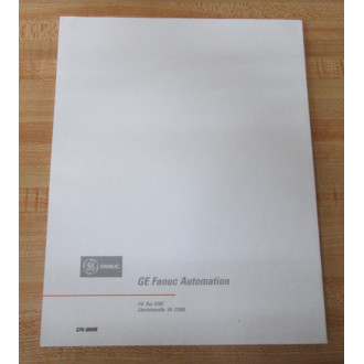 GE Fanuc Automation GFK-0840B User's Manual GFK0840B - New No Box