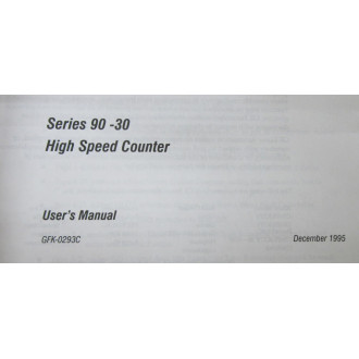 GE Fanuc Automation GFK-0293C User's Manual GFK0293C - New No Box