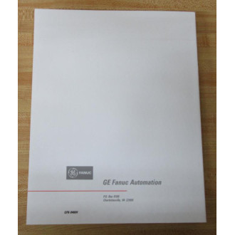 GE Fanuc Automation GKF-0466H User's Manual GKF0466H - New No Box