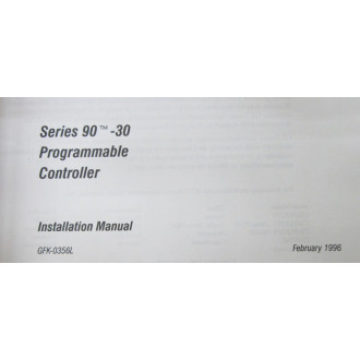 GE Fanuc Automation GFK-0356L Installation Manual GFK0356L - New No Box