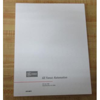 GE Fanuc Automation GFK-0467G Reference Manual GFK0467G - New No Box