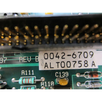 ABB Baldor Reliance 0016-6497 Circuit Board 00166497 Rev.B 0042-6709 - Used