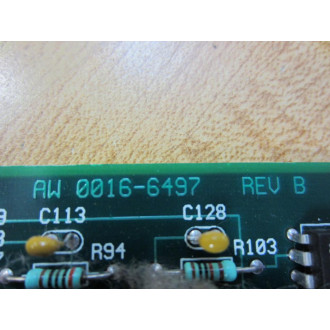 ABB Baldor Reliance 0016-6497 Circuit Board 00166497 Rev.B 0042-6709 - Used