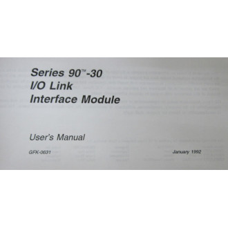 GE Fanuc Automation GFK-0631 User's Manual GFK0631 - New No Box