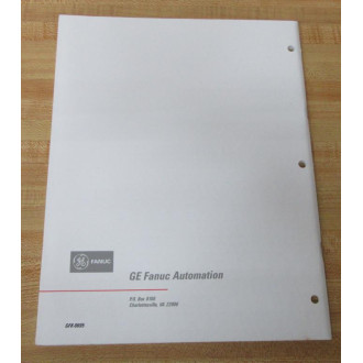 GE Fanuc Automation GFK-0695 User's Manual GFK0695 - New No Box