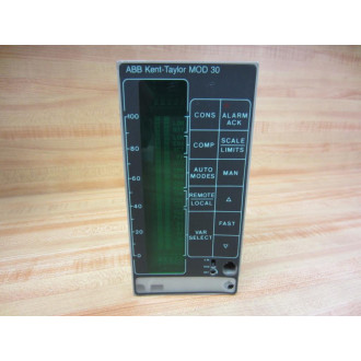 ABB Kent-Taylor 1701RZ14002C-5051 MOD 30 Loop Controller Front Panel Only - Used