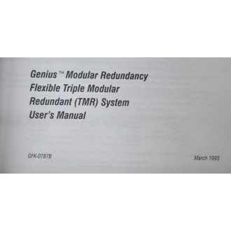 GE Fanuc Automation GFK-0787B User's Manual GFK0787B - New No Box