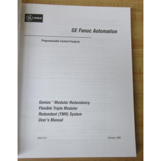 GE Fanuc Automation GFK-1277 User's Manual GFK1277 - New No Box