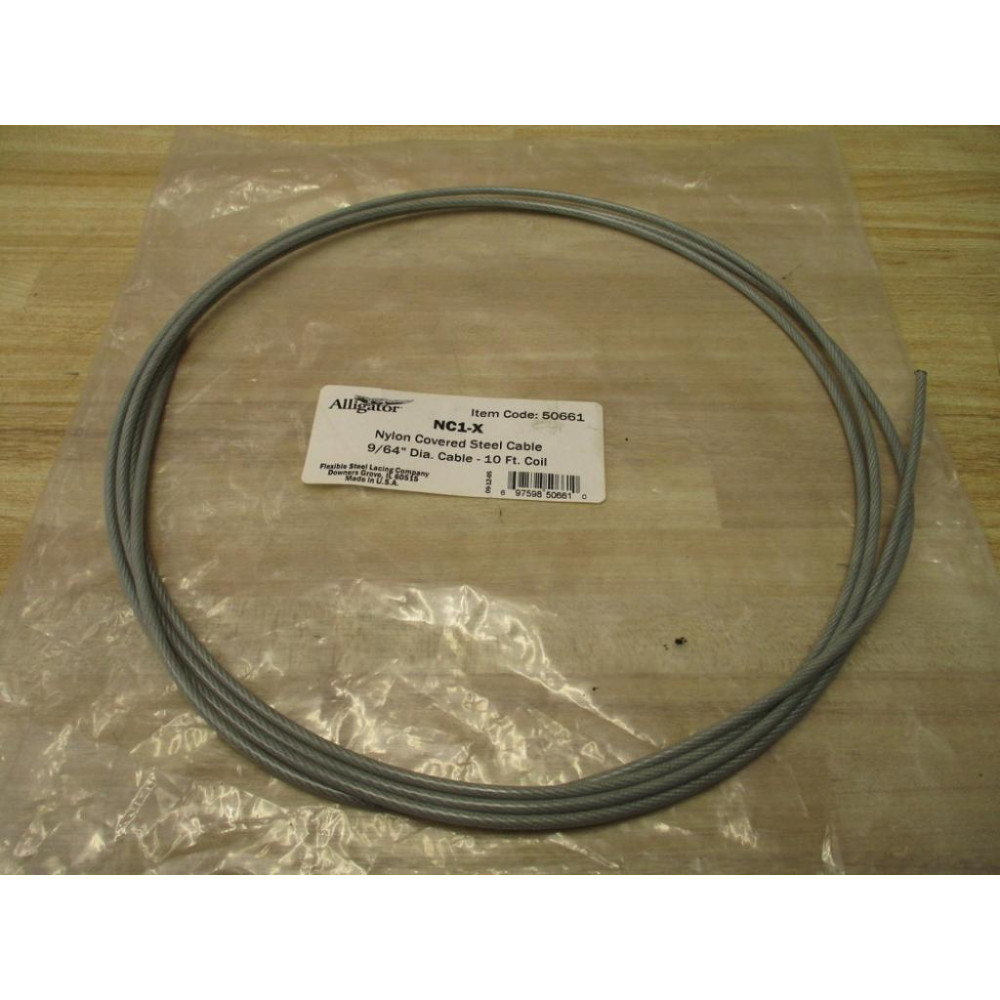 Alligator NC1-X Nylon Covered Steel Cable NC1X Alligator NC1-X Nylon Covered Steel Cable NC1X