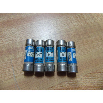 Buss SC-5 Bussmann Fuse Cross Ref 1CP25 (Pack of 5) - New No Box