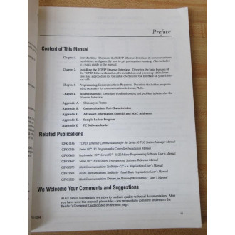 GE Fanuc Automation GFK-1084 User's Manual - New No Box