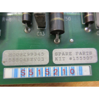 Allen Bradley 155503-01 Power Board 155504 155507 SP-155507 Rev.03 wCable - Used