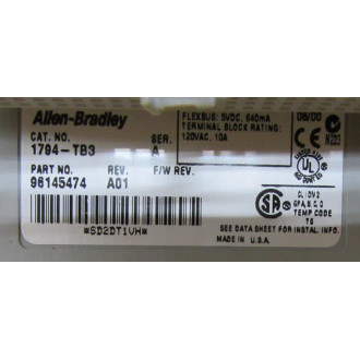 Allen Bradley 96145474 Terminal Base 1794-TB3 - New No Box