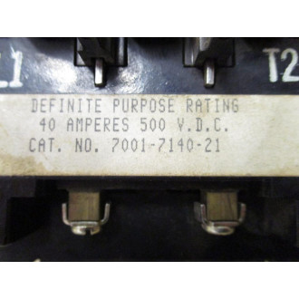 Joslyn Clark Ward Leonard 7001-7140-21 Contactor 7001714021 - New No Box