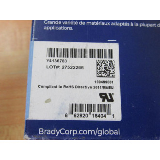 Brady PTL-28-423 Polyester Tracking Label 18404