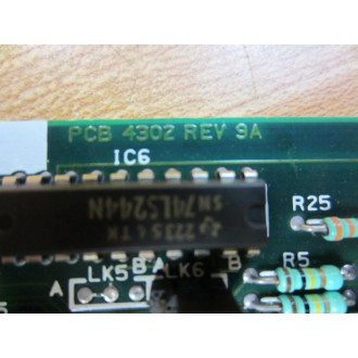 Lynwood Scientific PCB 4302 Circuit Board PCB4302 - Used