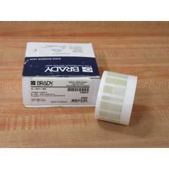 Brady CL-0411-652 Polyimide Thermal Label 32659 Y35470 (Pack of 500)