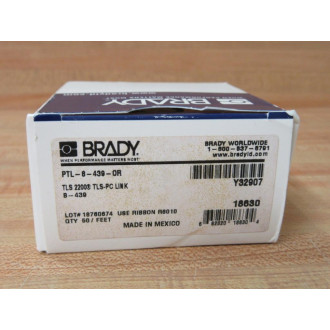Brady PTL-8-439-OR Vinyl Identification Label 18630 Y32907